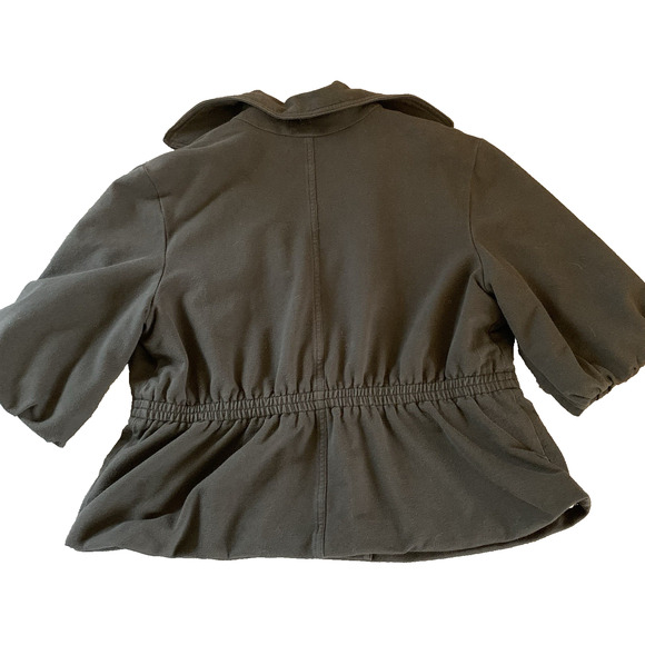 White House Black Market Balloon Sleeve Black Blazer Jacket Women’s Sz XL - Picture 10 of 14